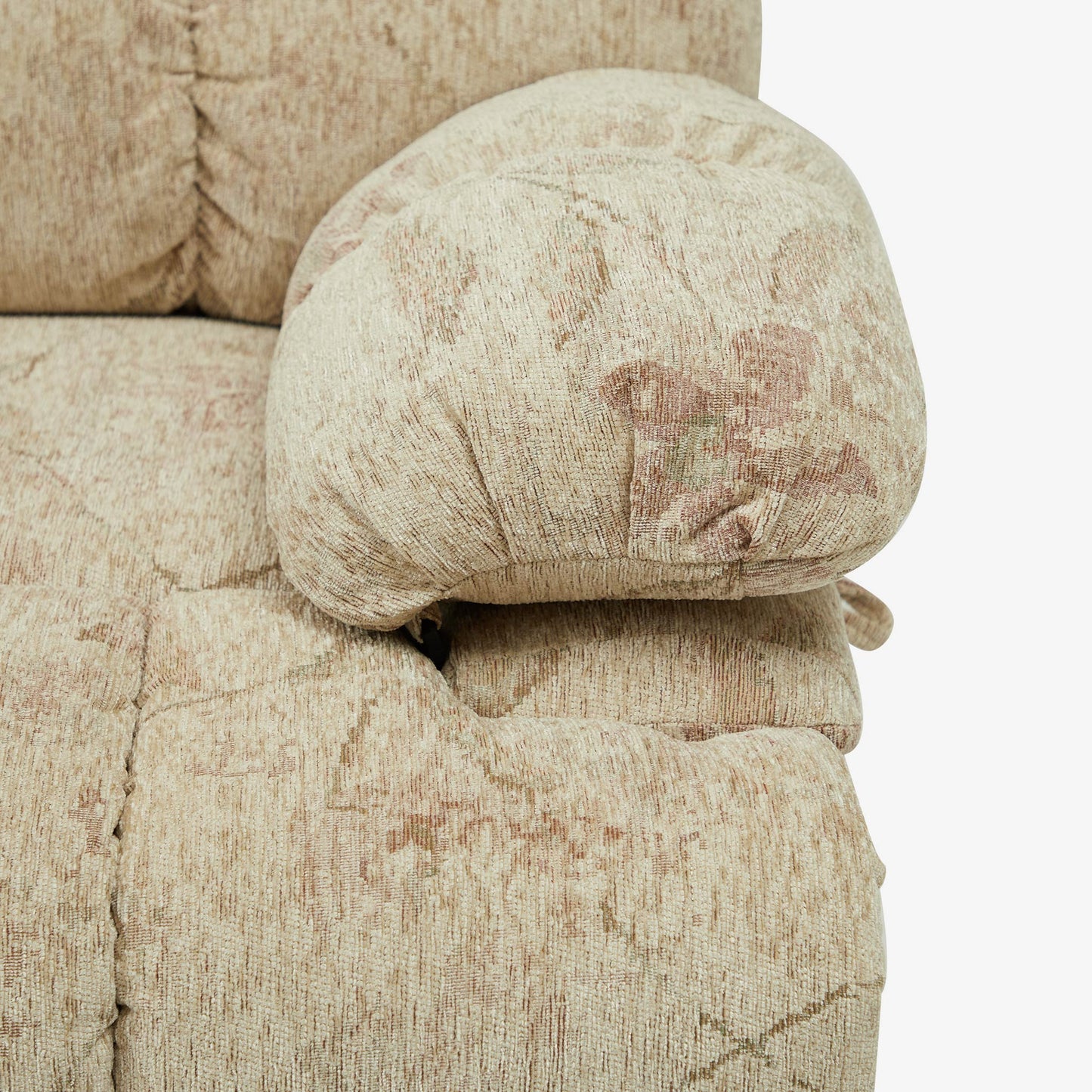 9205 Power Lift Recliner(Tall, Jacquard Chenille Beige Yellow)