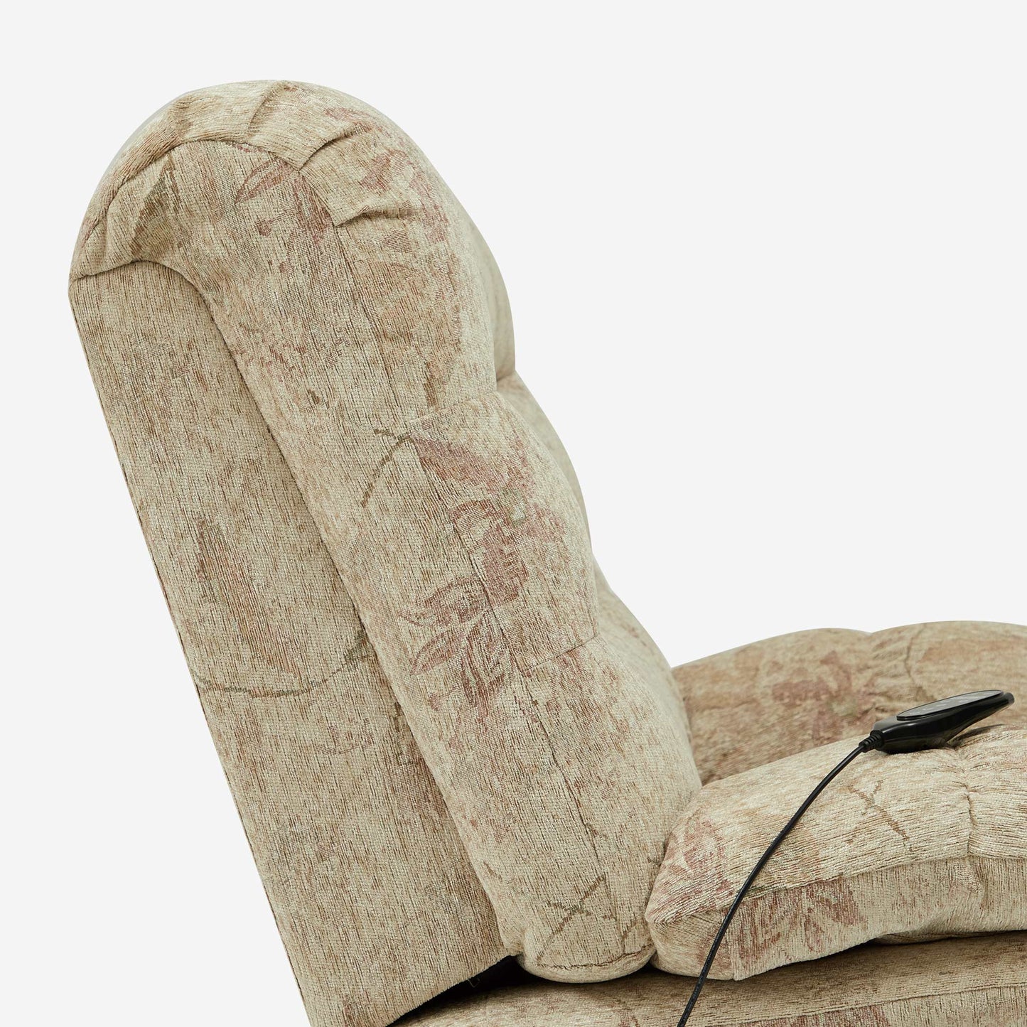 9205 Power Lift Recliner(Tall, Jacquard Chenille Beige Yellow)