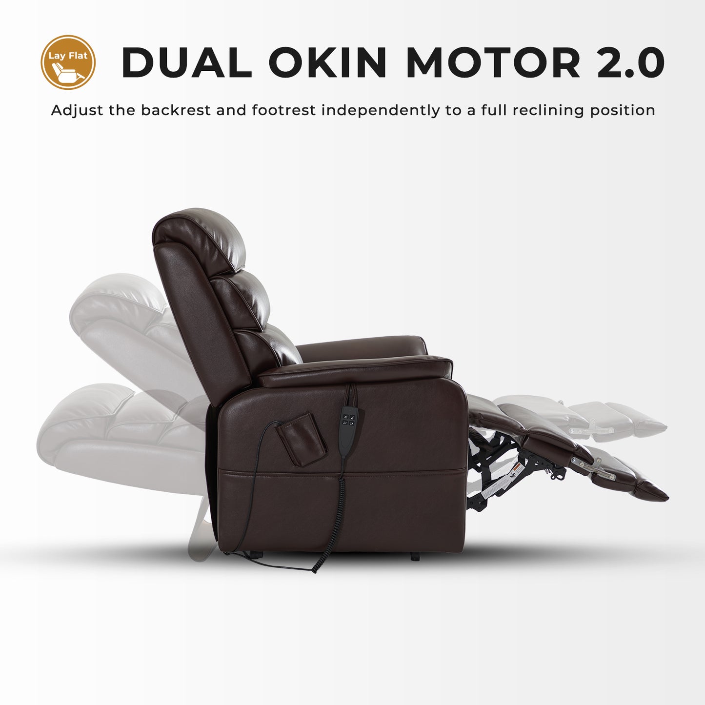 Power Lift Recliner For Tall Man With Heat Massage