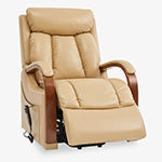 Faux Leather Beige Yellow