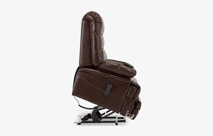 A steady lift to your feet — carried on both sides.