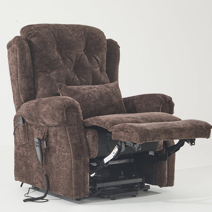 Power Lay Flat Recliner With Infinite Positions and Heating&Massage