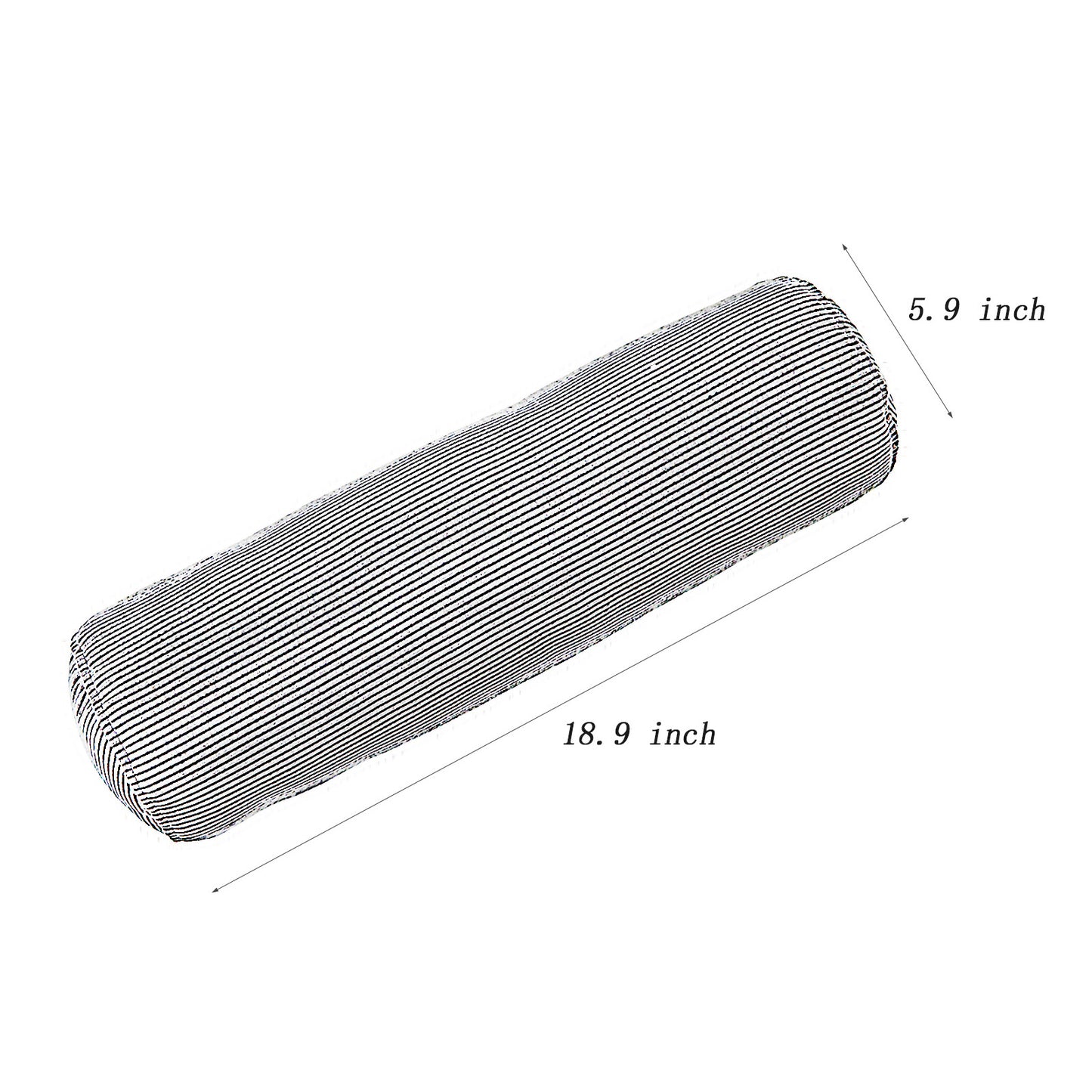 Classic Lumbar Pillow for Recliner, Sofa, Office Chair, Bolster Pillow, Neck Pillow, Round Cervical Pillow,Cylinder Pillow