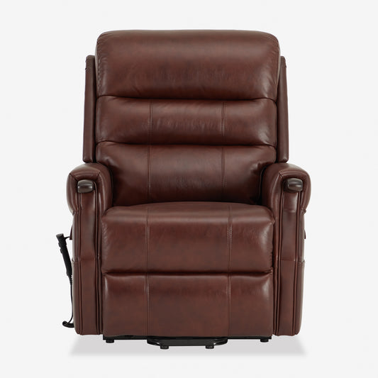 Extra Wide Leather Lift Chair With Infinite Postions