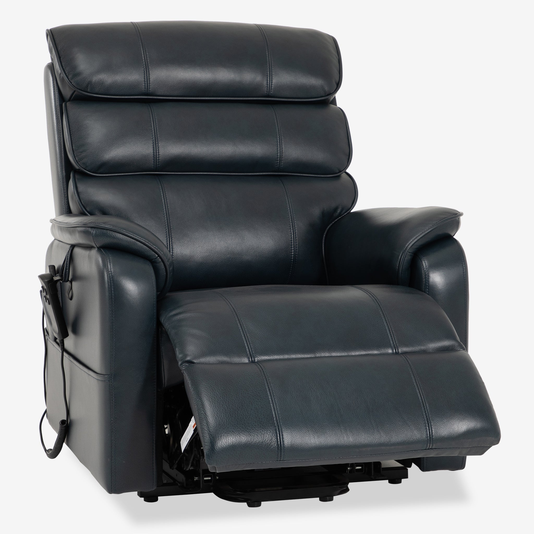 Real Leather Lift Chair With Heat And Massage Up to 400 lbs