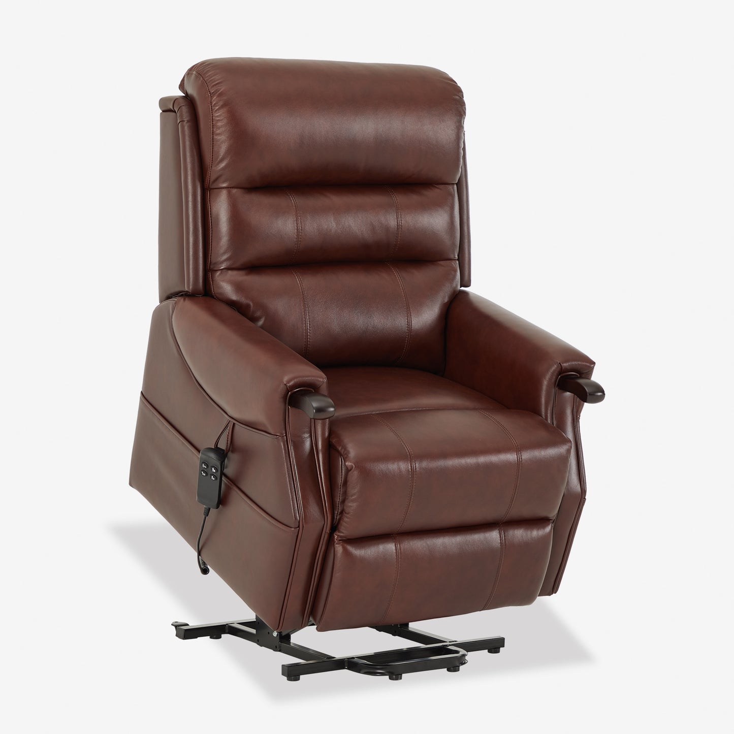 Extra Wide Leather Lift Chair With Infinite Postions