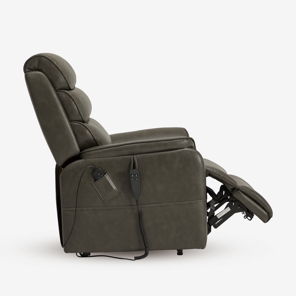Lay Flat Lift Chair Recliner With Heat & Massage Infinite  Position