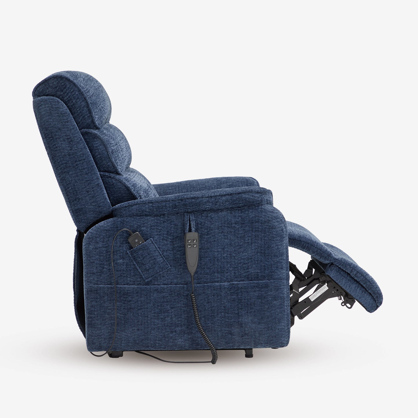 Blue Lift Recliner With Heat And Massage(Infinite Positions)