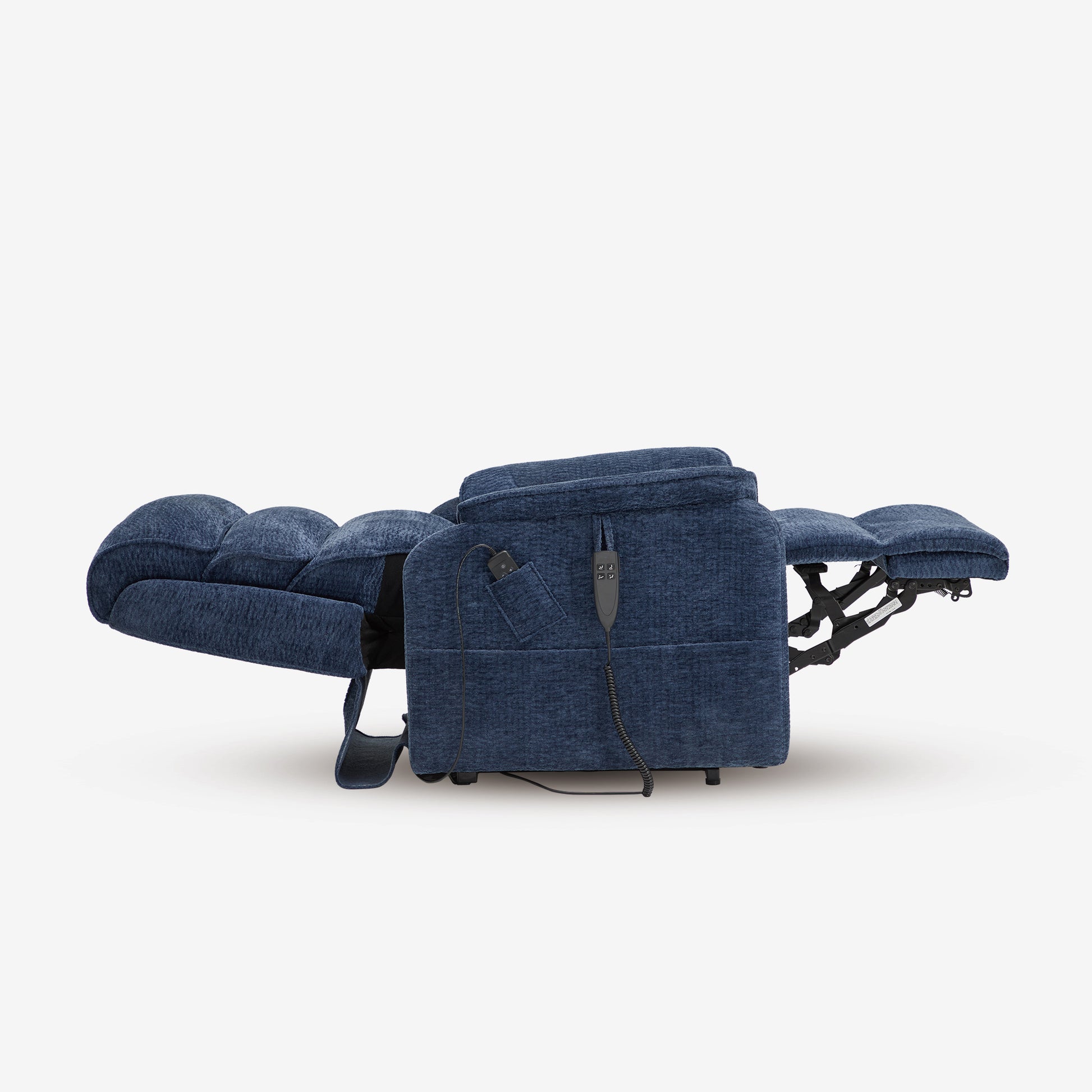 Blue Lift Recliner With Heat And Massage(Infinite Positions)
