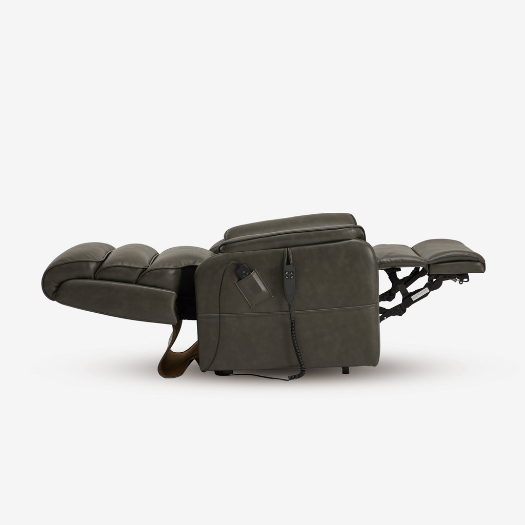 Lay Flat Lift Chair Recliner With Heat & Massage Infinite  Position