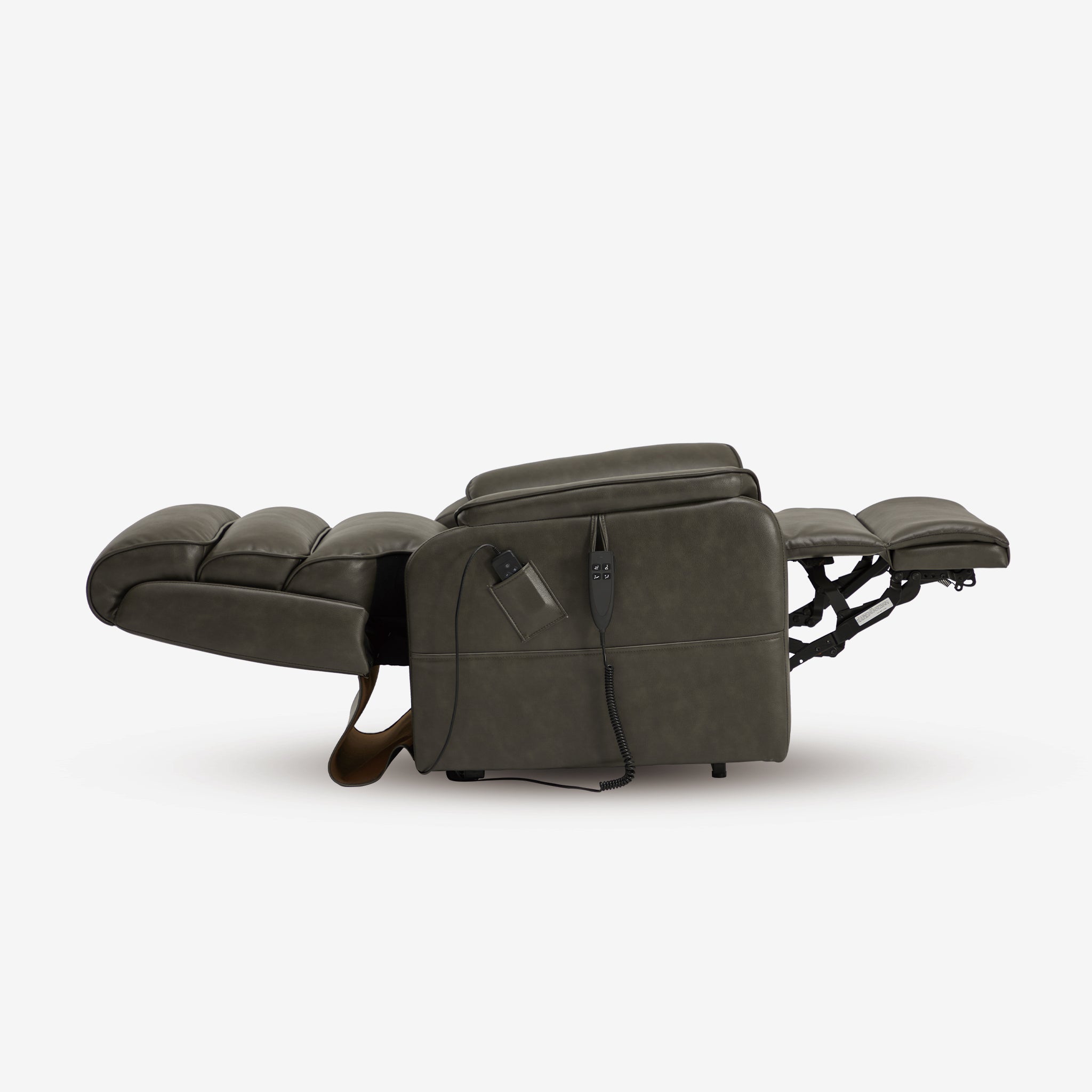 Lay Flat Lift Chair Recliner With Heat & Massage Infinite  Position