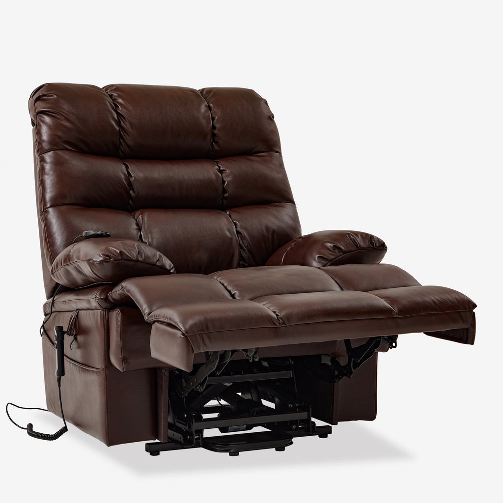 Heavy Duty Power Lift Recliners - 400 lbs, Wide Seat With Heat Massage