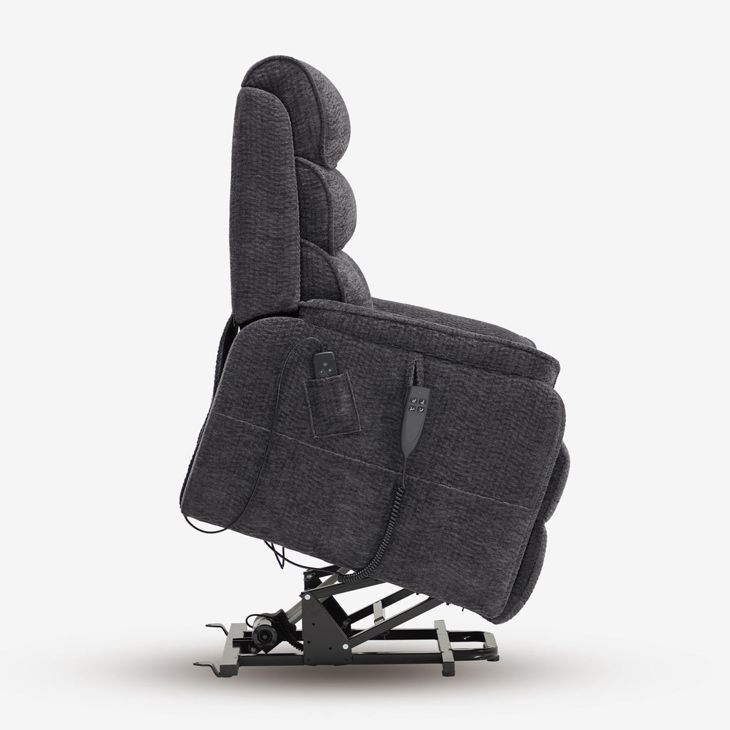 Lay Flat Chair With Lift Assist Heat & Massage Inifinite Postition