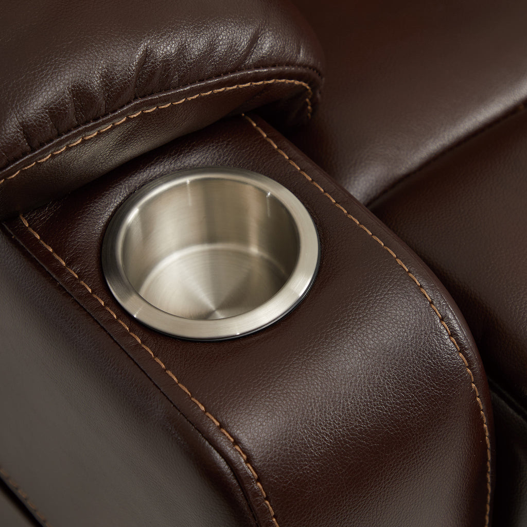 Lay Flat Power Recliner Lift Chair With Heat Massage And Cup Holder