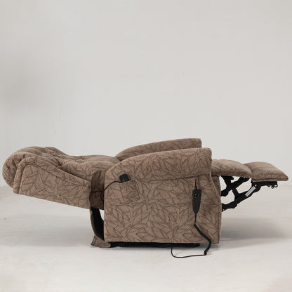 Lay Flat Power Recliner With Heat And Massage(Infinite Positions)