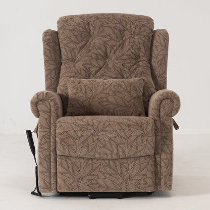 Lay Flat Power Recliner With Heat And Massage(Infinite Positions)