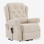 9199 Power Lift Recliner With Heat&Massage(Medium, Jacquard Chenille Beige)