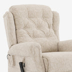 9199 Power Lift Recliner With Heat&Massage(Medium, Jacquard Chenille Beige)