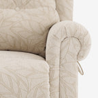 9199 Power Lift Recliner With Heat&Massage(Medium, Jacquard Chenille Beige)