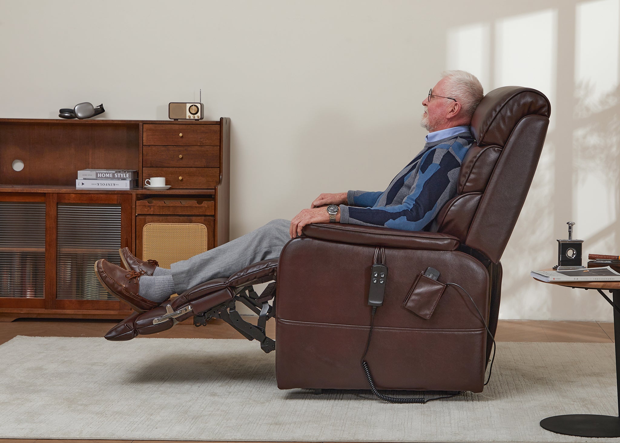 Electric Recliner Big Man Leather Recliner Chair Big Man Lift