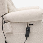 Lay Flat Lift Chair Recliner - Daul Motor, Heat & Massage
