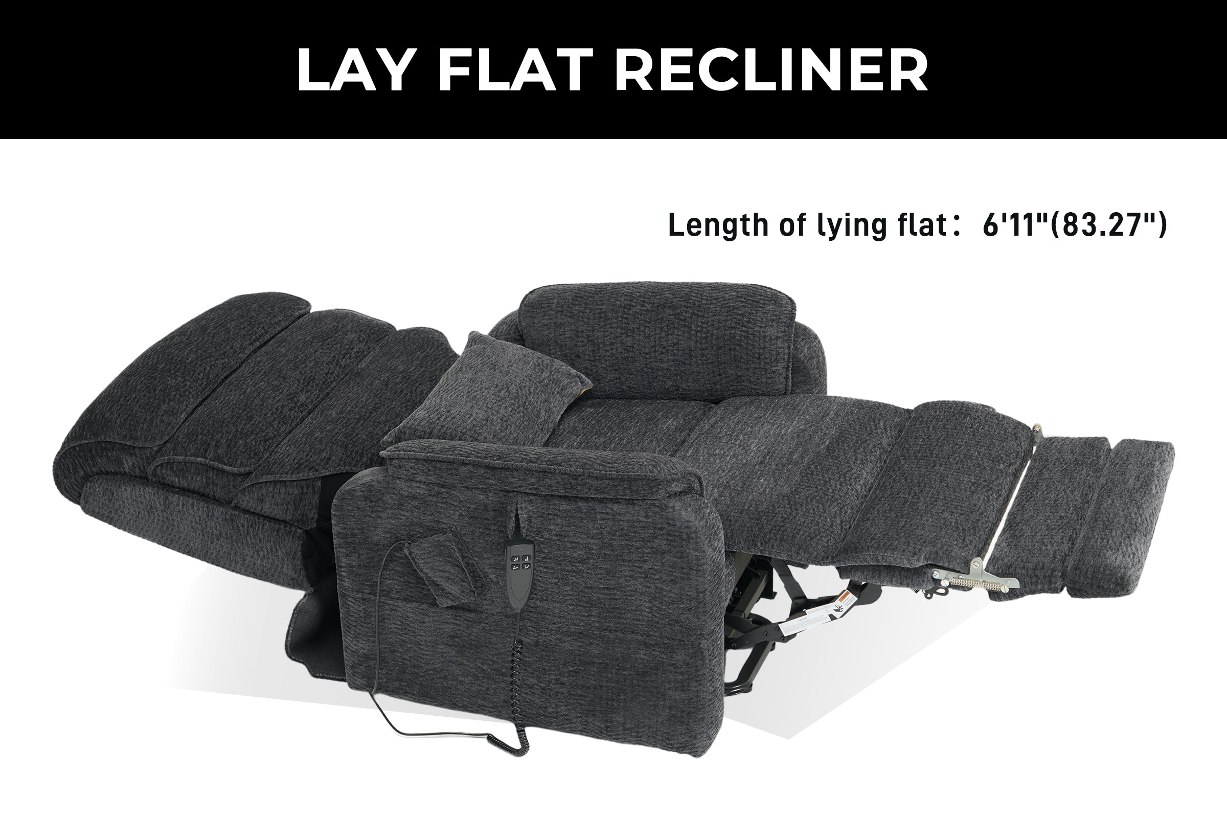 Lift Chairs For Tall People With Extended Footrest and Heat & Massage