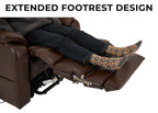 Big Man Lift Chair - Designed For Big & Tall With Extended Footrest