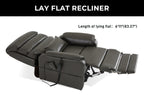 Recliner Chair For Tall People With Extended Footrest, Heat & Massage