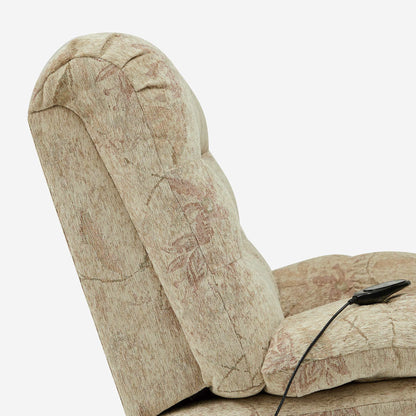 9205 Power Lift Recliner(Tall, Jacquard Chenille Beige Yellow)