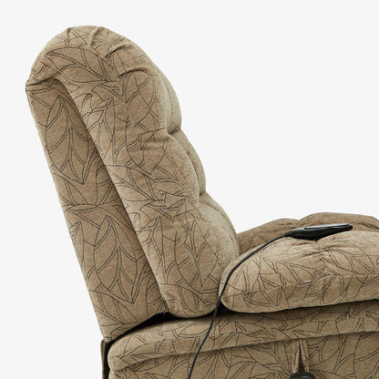 9205 Power Lift Recliner(Tall, Jacquard Chenille Light Brown)