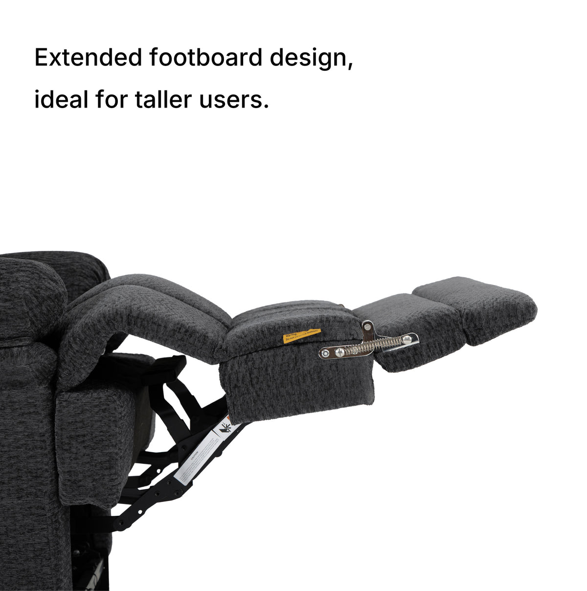 9205L Big & Tall Power Lift Recliner – Extended Footrest, Dual Motor, Heat & Massage, 400 lbs