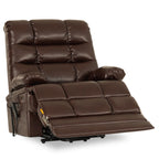 9205L Big & Tall Power Lift Recliner – Extended Footrest, Dual Motor, Heat & Massage, 400 lbs