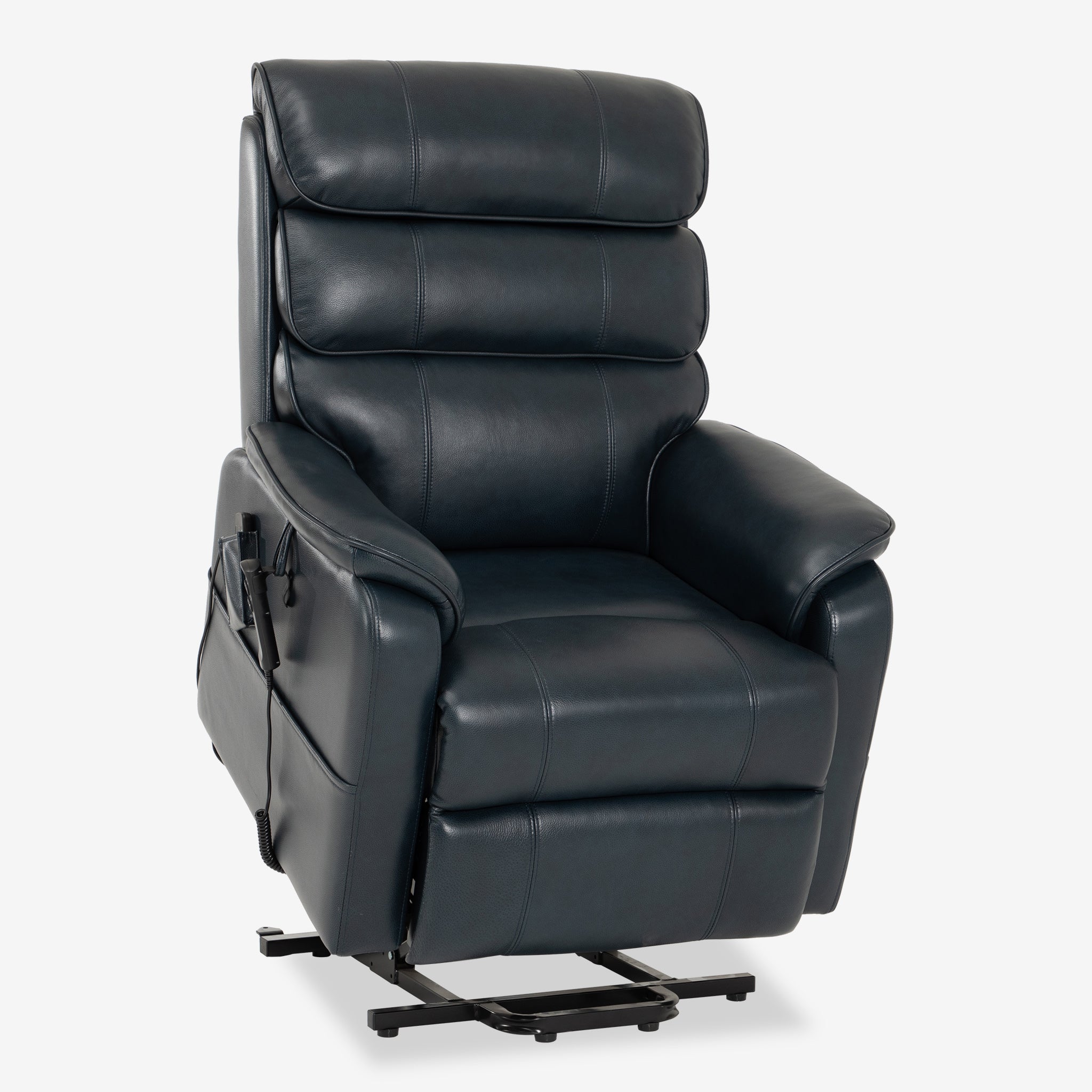 Lay Flat Recliner With Heat And Massage Power Lift Assist
