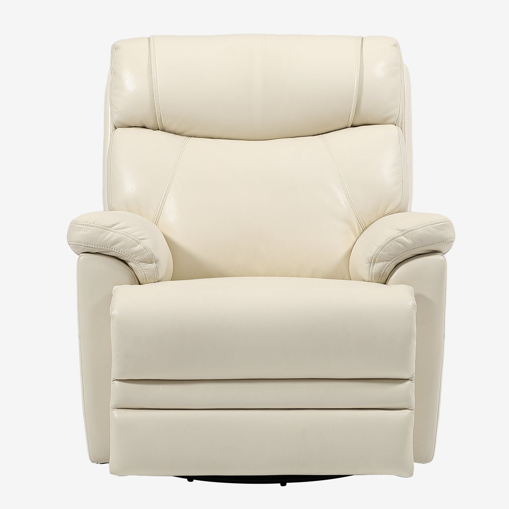 9221 Swivel Recliner Chair – 270° Rotation, Rocking, Top-Grain Leather, Ultra-Quiet Motor