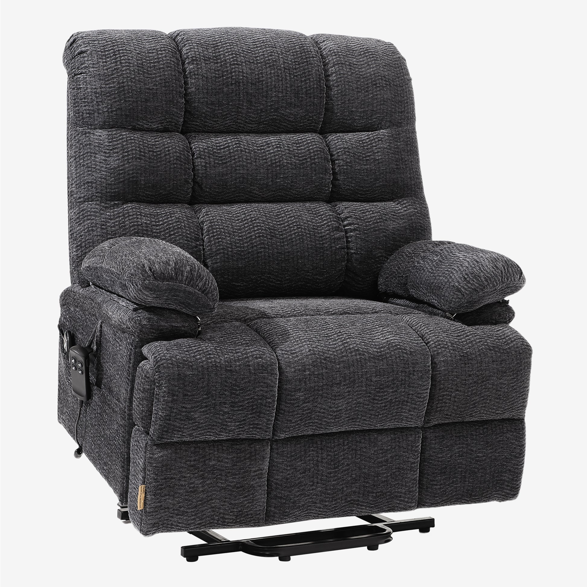 Big And Tall Power Lift Recliners 500 Lbs - Extra Wide 30.5", Lay Flat