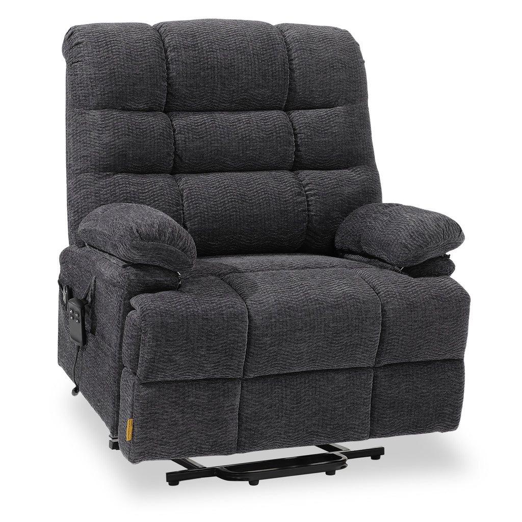 Big And Tall Power Lift Recliners 500 Lbs - Extra Wide 30.5", Lay Flat