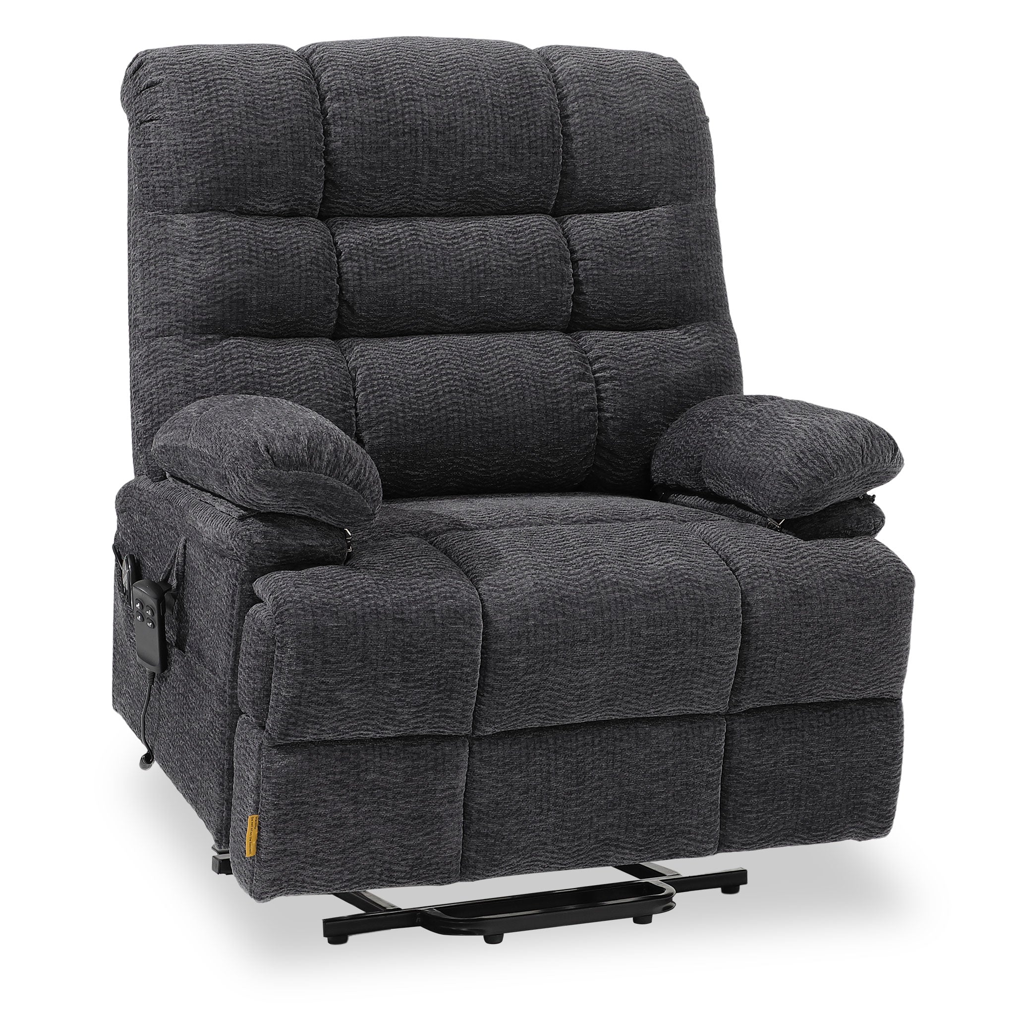 Big And Tall Power Lift Recliners 500 Lbs - Extra Wide 30.5", Lay Flat