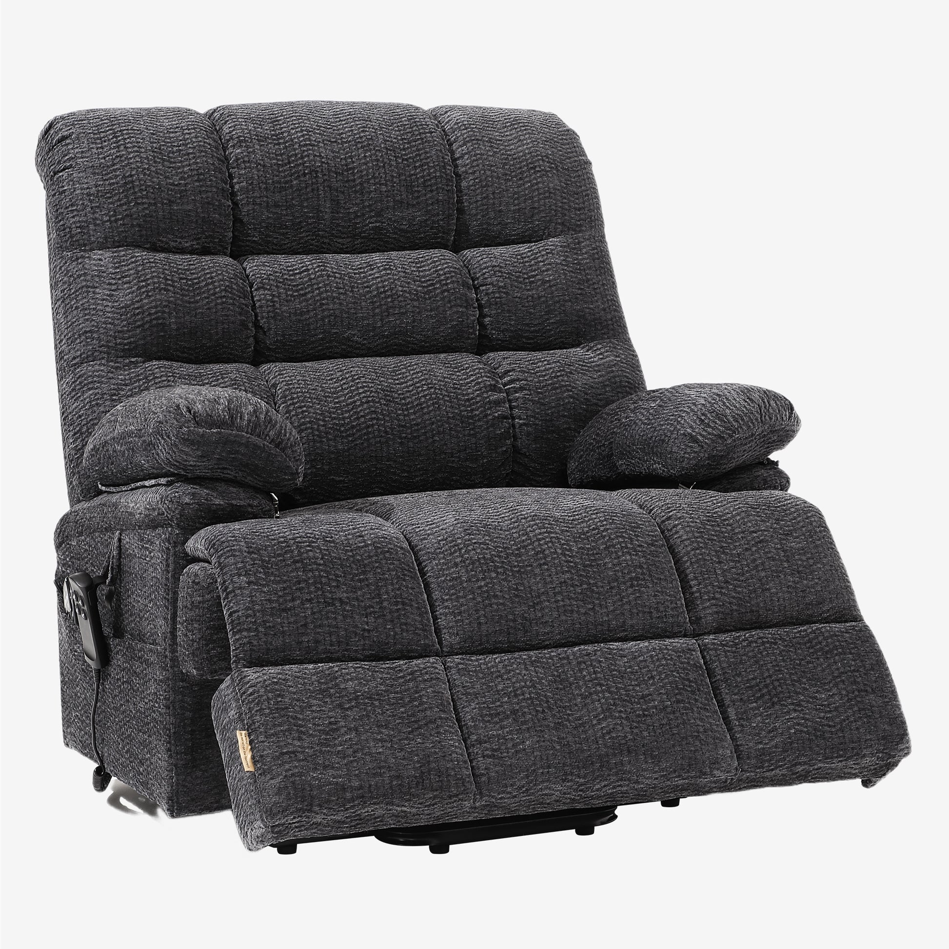 Big And Tall Power Lift Recliners 500 Lbs - Extra Wide 30.5", Lay Flat