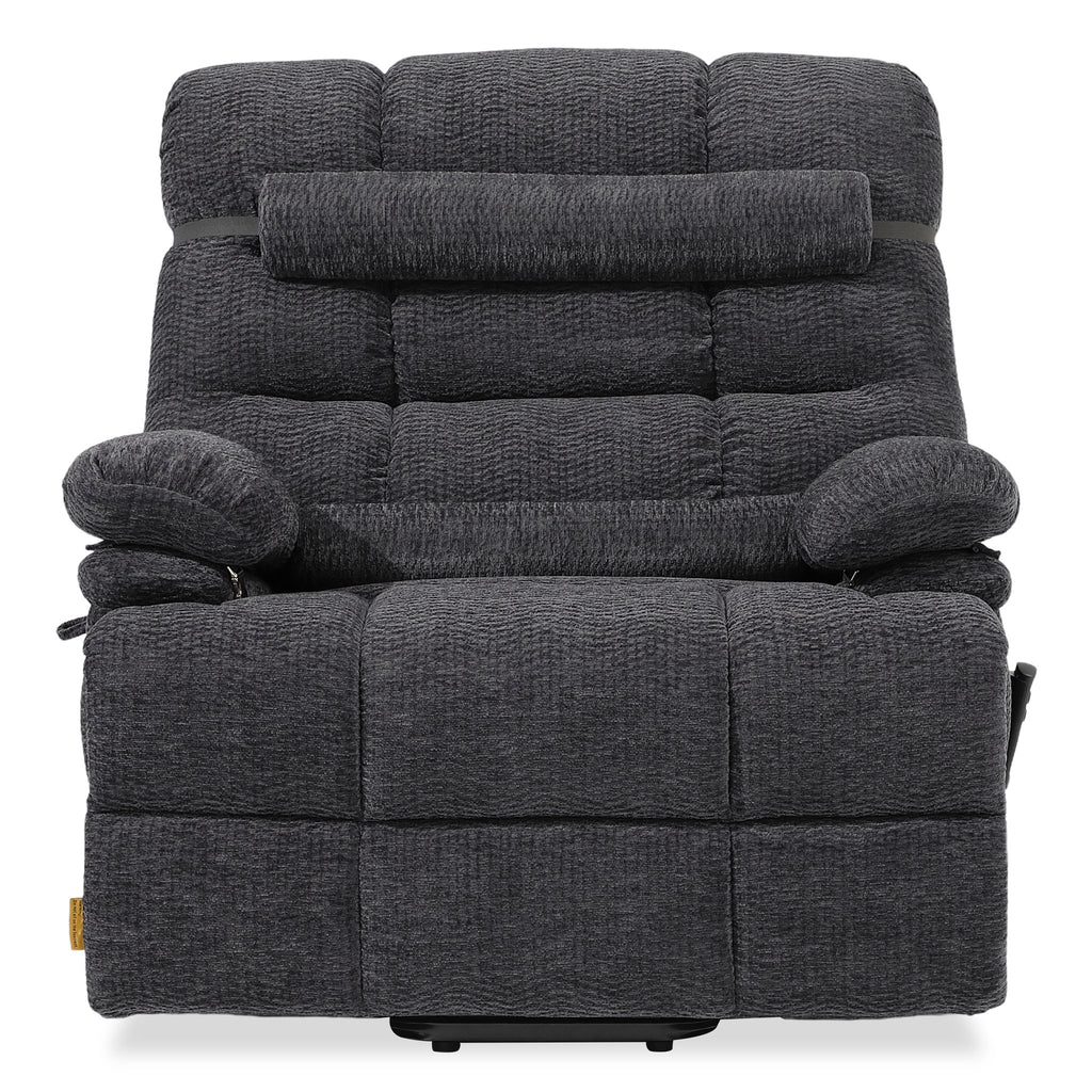 Big And Tall Power Lift Recliners 500 Lbs - Extra Wide 30.5", Lay Flat