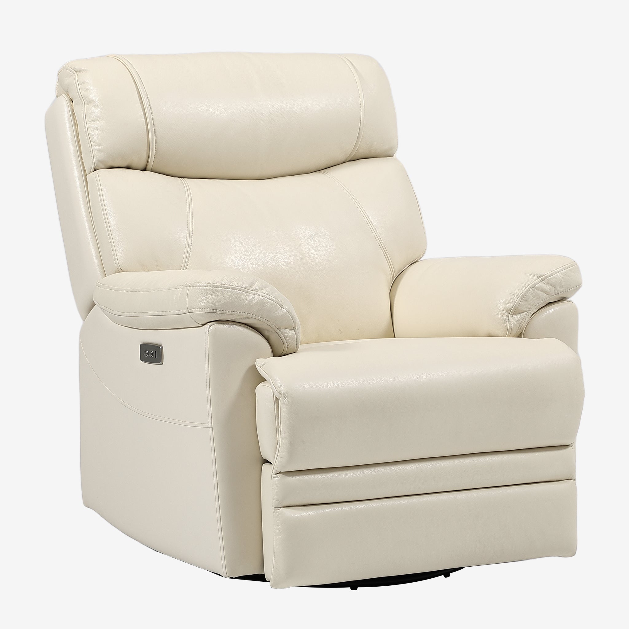 9221 Swivel Recliner Chair – 270° Rotation, Rocking, Top-Grain Leather, Ultra-Quiet Motor