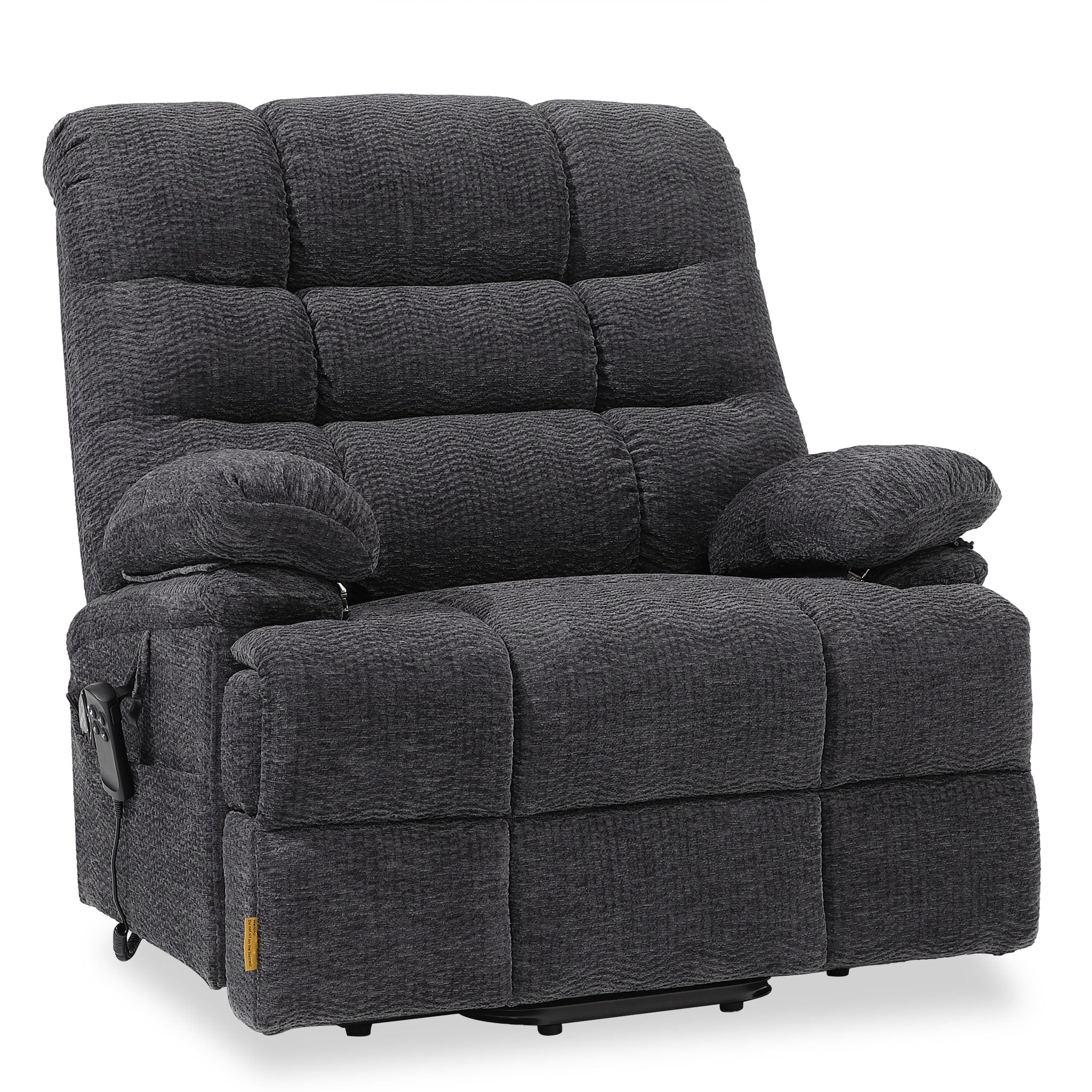 Big And Tall Power Lift Recliners 500 Lbs - Extra Wide 30.5", Lay Flat