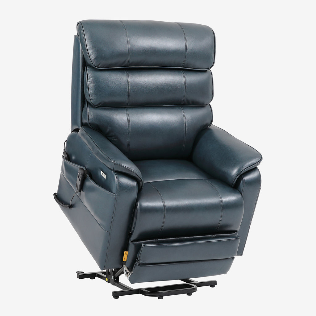 Recliner Chair For Tall Person, Extended Footrest, Lay Flat, Dual Motor