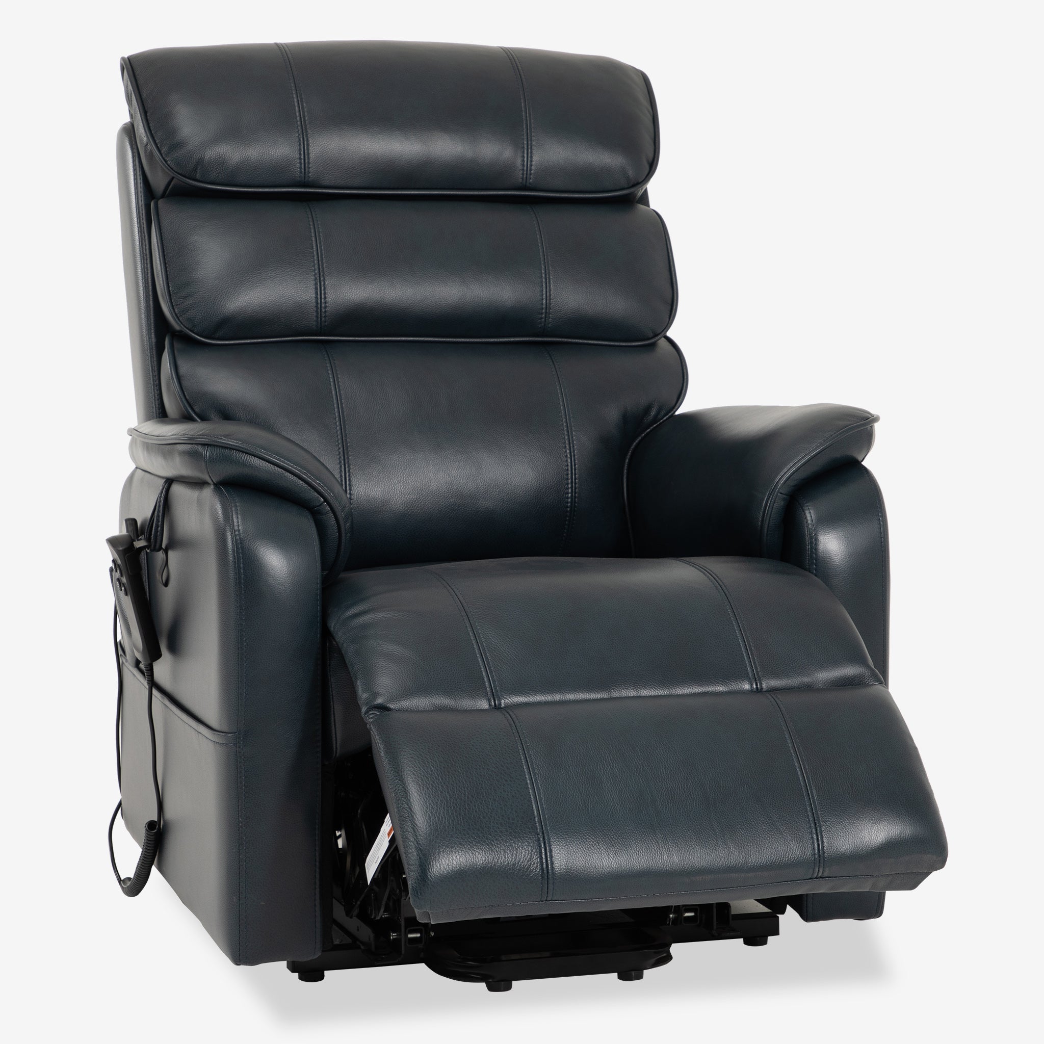 Lay Flat Recliner With Heat And Massage Power Lift Assist