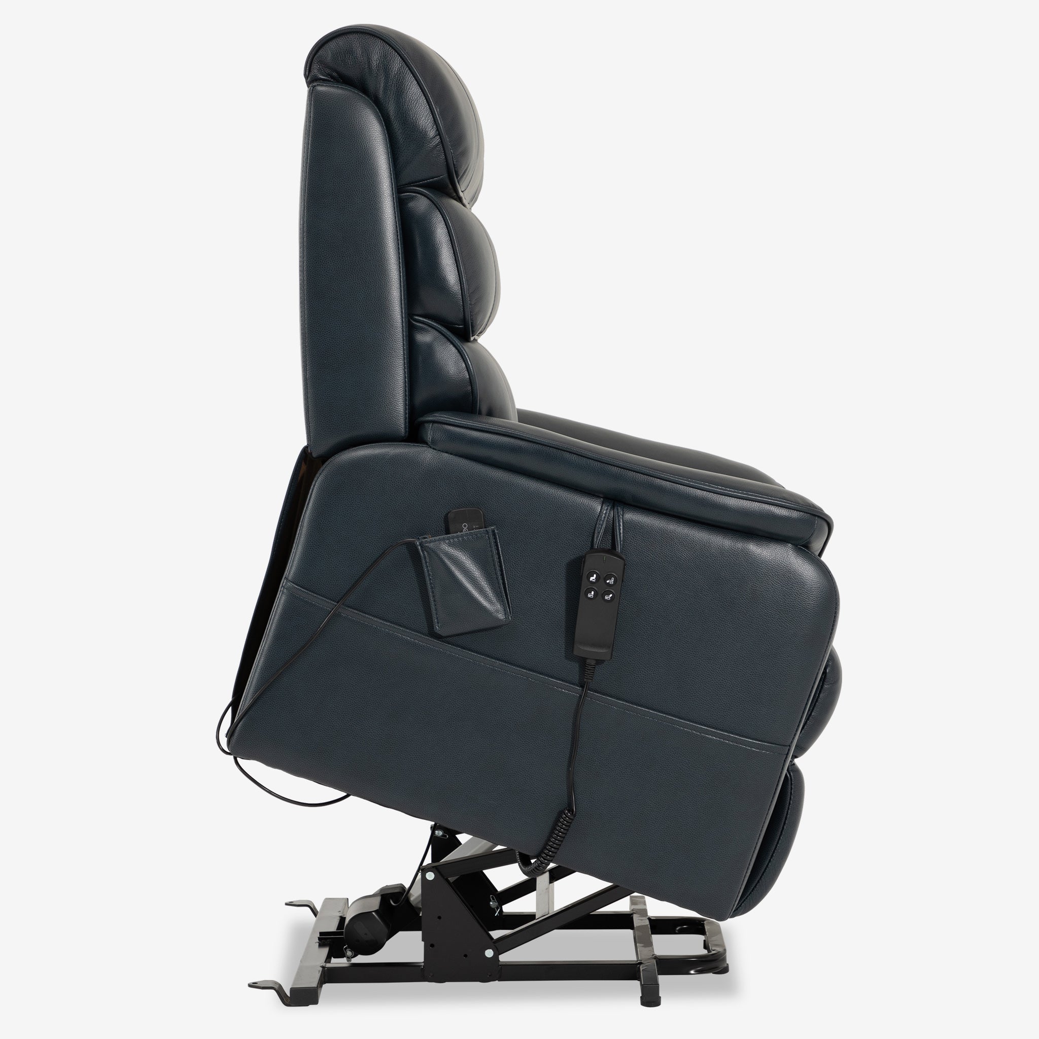 Lay Flat Recliner With Heat And Massage Power Lift Assist