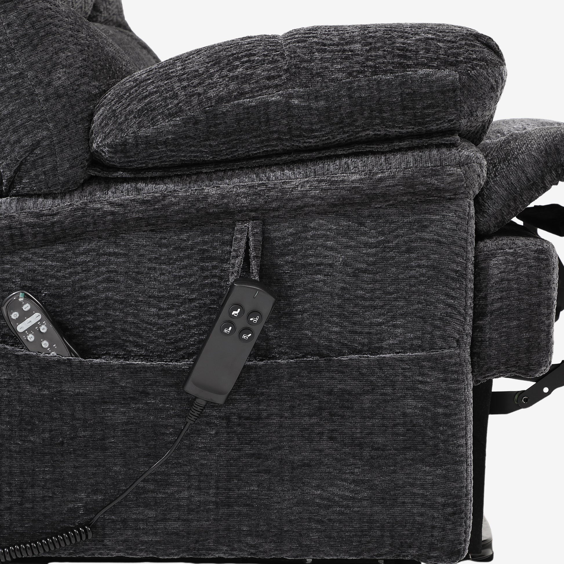 Big And Tall Power Lift Recliners 500 Lbs - Extra Wide 30.5", Lay Flat