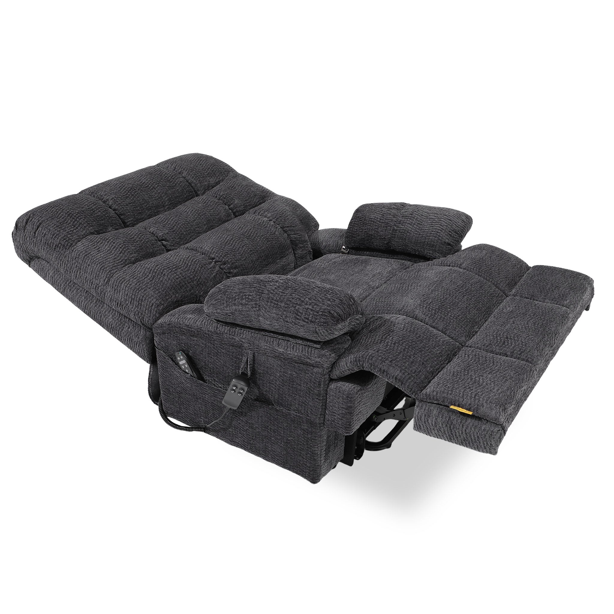 Big And Tall Power Lift Recliners 500 Lbs - Extra Wide 30.5", Lay Flat