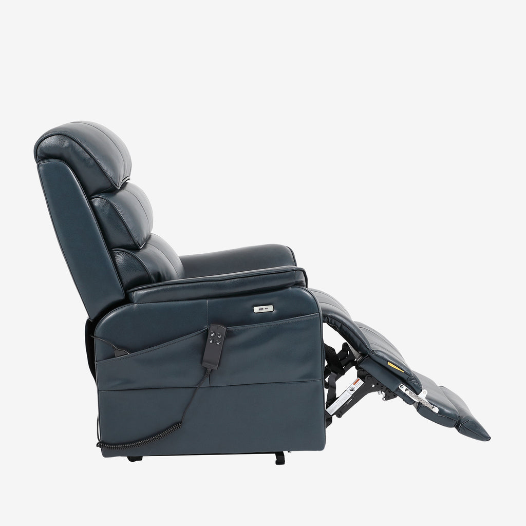 Recliner Chair For Tall Person, Extended Footrest, Lay Flat, Dual Motor