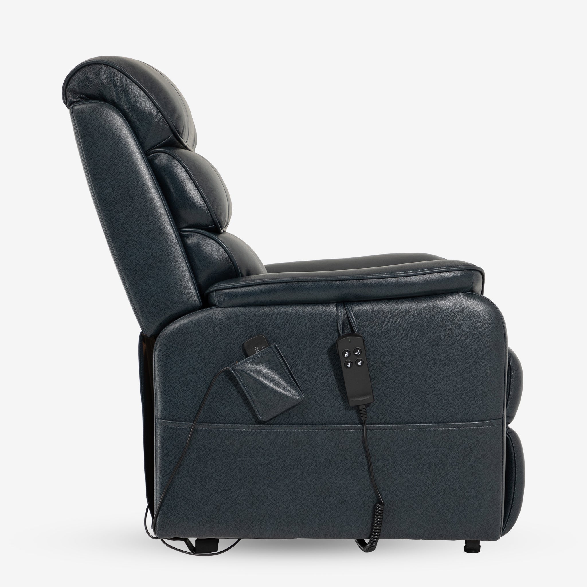 Lay Flat Recliner With Heat And Massage Power Lift Assist