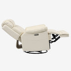 9221 Swivel Recliner Chair – 270° Rotation, Rocking, Top-Grain Leather, Ultra-Quiet Motor