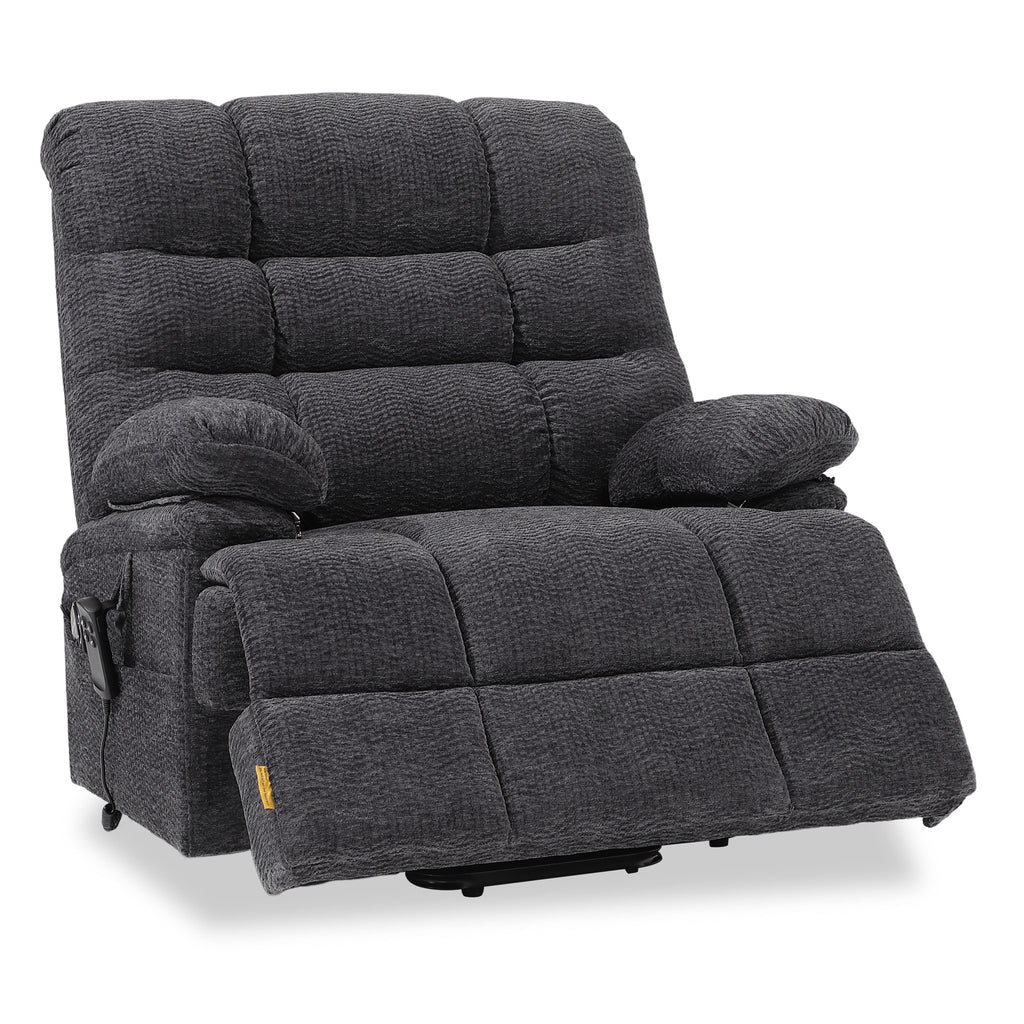 Big And Tall Power Lift Recliners 500 Lbs - Extra Wide 30.5", Lay Flat